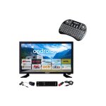 Pack antarion tv led 21. 5 54cm tlviseur hd connect 12v + clavier ergonomique