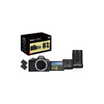 Appareil photo hybride canon pack eos r50 + rf s 18 45mm f 4. 5 6. 3 is stm + rf s 55 210mm f 5 7. 1 ...