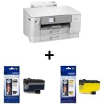 Pack brother : imprimante monofonction - hlj6010dwre1 - jet dencre - a3 - couleur - wi - fi + cartouches ...
