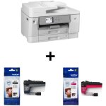 Pack brother : imprimante multifonction - mfc - j6955dw - jet dencre - a3 - couleur - wi - fi + cartouches ...