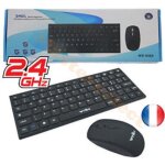Pack clavier + souris - bluetooth - azerty - noir - 2. 4 ghz - sans fil