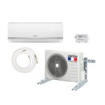 Pack climatiseur rversible airton - a poser soi - mme - 5270w - readyclim 4m - wifi - support mural ...