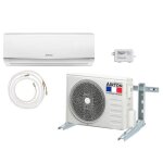 Pack climatiseur rversible airton - a poser soi - mme - 5270w - readyclim 6m - wifi - support mural ...