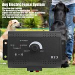Pack clture lectrique 2 chien impermable systme de clture rechargeable 220v clture animaux - cya ...