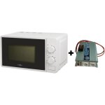 Pack convertisseur de tension 12 / 220v 1200w avec tlcommande - micro - onde hign one 220v 20l 700w ...