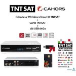 Dcodeur tv - cahors - teox hd - tntsat - carte tntsat - cl usb 64go