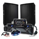 Pack dj bm sonic ampli 1000w enceintes 8 2x300w mixage bluetooth animation led petite sono anniversaire ... Pack dj bm sonic ampli 1000w enceintes 8 2x300w mixage bluetooth animation led petite sono anniversaire ...