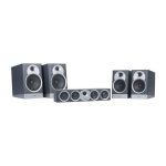 Pack denceintes home cinma - jamo - s7 - 17b / s7 - 15b / s7 - 43c - 5. 0 - bibliothque - bleu