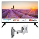 Pack equinoxe t�l�viseur 22 smart tv camping - car + antarion support