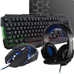 Pack gamer 4 en 1 - the g - lab - combo argon - souris filaire - clavier filaire - casque filaire - tapis ...