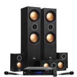 Pack home - cin�ma 5. 1 - evidence acoustics ea950 - pg - 5 enceintes cuivre 850w amplifi� usb bt radio ...