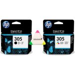 Pack hp 305 hp305 pour imprimante hp deskjet 2320 2700 2710 2720 2721 2722 2723 2724 2732 2752 2755 + ...