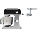 Pack kenwood robot ptissier kmx750bk - 1000 w - 5 l - noir + kenwood accessoires kax950me hachoir  ...