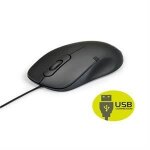 Pack clavier souris filaire - 2 en 1 - couleur noir - interface filaire