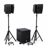 Pack kit sonorisation 1200w dj complet bm sonic bms15 - horn enceintes satellites caisson 38cm usb / ...