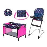 Pack lit bébé - bayer - pack lit bébé avec chaise haute - violet - pour enfant - mixte Pack lit bébé - bayer - pack lit bébé avec chaise haute - violet - pour enfant - mixte
