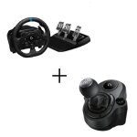 Pack - logitech g - volant g923 compatible xbox series x - xbox one et pc + shifter