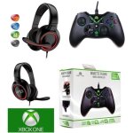 Pack manette - xbox - one - s - x - pc - noir - casque gamer pro - 210 - c�ble 3 m�tres