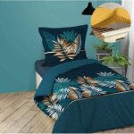 Pack parure de couette enfant 140x200 cm alianor + drap housse 90x190 jaune Pack parure de couette enfant 140x200 cm alianor + drap housse 90x190 jaune