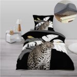 Pack parure de couette enfant rexa 140 x 200 cm + drap housse 90 x 190 x 30 cm gris