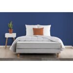 Pack prêt à dormir - matelas + sommier 160x200 + couette + 2 oreillers - ressorts - 5 zones - 19 cm - ... Pack prêt à dormir - matelas + sommier 160x200 + couette + 2 oreillers - ressorts - 5 zones - 19 cm - ...