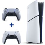 Pack ps5 digitale (sans lecteur cd) : console playstation 5 (mod�le slim) + 2�me manette sans fil ps5 ...
