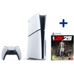 Pack ps5 standard : console ps5 (modle slim) + nba 2k25