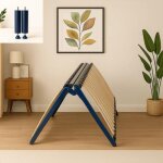 Pack sommier pliable + 2 pieds de renfort - couchage 140 cm