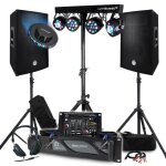 Pack sono 3200w complet paire denceintes passives 2x600w table de mixage portique 4 lumières xperformer ... Pack sono 3200w complet paire denceintes passives 2x600w table de mixage portique 4 lumières xperformer ...