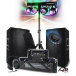 Pack sono complet 3200w bm sonic ampli 2000w paire denceintes 2x600w table de mixage portique 4 lumières ... Pack sono complet 3200w bm sonic ampli 2000w paire denceintes 2x600w table de mixage portique 4 lumières ...