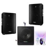 Pack sono dj ibiza sound 2000w cube 1512 avec caisson + enceintes + câbles hp et pc + jeux de lumière ... Pack sono dj ibiza sound 2000w cube 1512 avec caisson + enceintes + câbles hp et pc + jeux de lumière ...