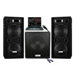 Pack sono dj 2800w ibiza sound - caisson amplifiée sub15a + enceintes star210 + câbles hp & pc Pack sono dj 2800w ibiza sound - caisson amplifiée sub15a + enceintes star210 + câbles hp & pc