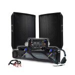 Pack sono - bm sonic - pack sono 1600w - amplificateur 1000w - enceintes passives 2x300w - table de mixage ...