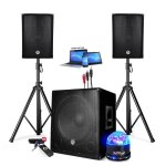 Pack sono enceinte + caisson de basses usb bluetooth + pieds + cables hp et pc offerts - pa dj sono mix ... Pack sono enceinte + caisson de basses usb bluetooth + pieds + cables hp et pc offerts - pa dj sono mix ...