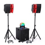 Pack sonorisation dj complet 1200w bm sonic bms15 - horn enceintes satellites sub 38cm usb / bluetooth ... Pack sonorisation dj complet 1200w bm sonic bms15 - horn enceintes satellites sub 38cm usb / bluetooth ...