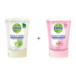 Recharge de savon liquide - dettol - no touch - beurre de karité - aloe vera - 2x250ml Recharge de savon liquide - dettol - no touch - beurre de karité - aloe vera - 2x250ml