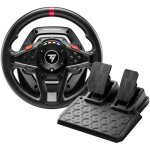 Pack volant + p�dalier - thrustmaster - t128 simtask farming - compatible pc et ps5 - noir