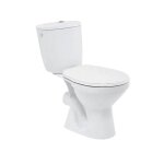 Pack wc au sol sortie horizontale 3 / 6l avec abattant.