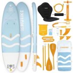 Paddle gonflable adulte bleue avec des accessoires de qualit - huiike - stand up paddle avec pagaie ...