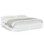 Cadre de lit - estink - ab3280363 - 180x200 cm - bois ding�nierie - avec tiroirs