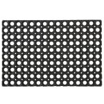 Paillasson - je cherche une idee - caillebotis - caoutchouc - noir - 40 x 60 cm