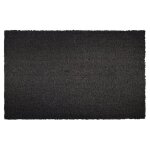 Paillasson en fibres de noix de coco noir 17 mm 50 x 80 cm