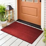 Paillasson en fibres de noix de coco rouge 24 mm 40 x 60 cm