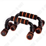 Paire de barres de poign�es pour pompe musculation fitness gym - appareil support de push - up equipement ...