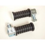 Cale pied rond pour moto mobylette cyclo adaptable universel m12 - kyoto - noir