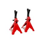 Chandelles � cr�maill�re - varan motors - 3 tonnes - 27 - 42 cm - rouge et noir - r�glage rapide