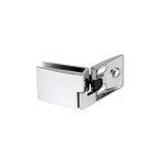 Paire de charni�res pour porte en verre chrom�es �paisseur 4 � 5mm - blum - 1205011 x 2