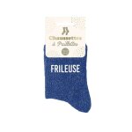Paire de chaussettes paillettes frileuse femme 39 bleu turquoise ciel marine 39 Paire de chaussettes paillettes frileuse femme 39 bleu turquoise ciel marine 39