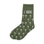 Paire de chaussettes paillettes sur idale femme 39 vert anis menthe eau 39