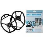 Crampons hiver - anti glisse - taille 42 � 48 - pour raquettes � neige - mixte - noir